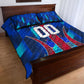 Personalized Les Grenadiers Haiti Football Quilt Bed Set Eagle Champions Trophy Heritage