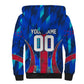 Personalized Les Grenadiers Haiti Football Sherpa Hoodie Eagle Champions Trophy Heritage
