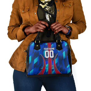 Personalized Les Grenadiers Haiti Football Shoulder Handbag Eagle Champions Trophy Heritage