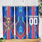Personalized Les Grenadiers Haiti Football Skinny Tumbler Eagle Champions Trophy Heritage