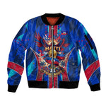 Personalized Les Grenadiers Haiti Football Sleeve Zip Bomber Jacket Eagle Champions Trophy Heritage
