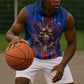 Personalized Les Grenadiers Haiti Football Sleeveless Hoodie Eagle Champions Trophy Heritage