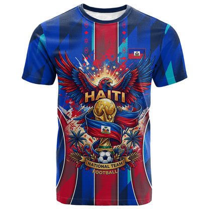 Personalized Les Grenadiers Haiti Football T shirt Eagle Champions Trophy Heritage