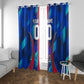 Personalized Les Grenadiers Haiti Football Window Curtain Eagle Champions Trophy Heritage