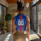 Personalized Les Grenadiers Haiti Football Women Sleeveless Polo Shirt Eagle Champions Trophy Heritage