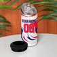 Personalized Haiti Football Champions 4 in 1 Can Cooler Tumbler Roaring Lion Soccer Mascot With Haiti Trophy Flag