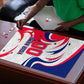 Personalized Haiti Football Champions Puzzle Roaring Lion Soccer Mascot With Haiti Trophy Flag