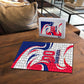 Personalized Haiti Football Champions Puzzle Roaring Lion Soccer Mascot With Haiti Trophy Flag