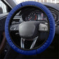 Haiti Football Champions Steering Wheel Cover Roaring Lion Soccer Mascot With Haiti Trophy Flag