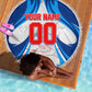 Personalized Haiti Football Champions Beach Blanket World Soccer Winning Trophy 2026