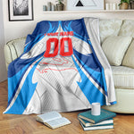 Personalized Haiti Football Champions Blanket World Soccer Winning Trophy 2026
