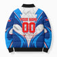 Personalized Haiti Football Champions Bomber Puffer Jacket World Soccer Winning Trophy 2026