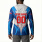 Personalized Haiti Football Champions Button Sweatshirt World Soccer Winning Trophy 2026