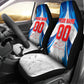 Personalized Haiti Football Champions Car Seat Cover World Soccer Winning Trophy 2026