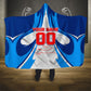 Personalized Haiti Football Champions Hooded Blanket World Soccer Winning Trophy 2026