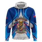 Personalized Haiti Football Champions Hoodie World Soccer Winning Trophy 2026