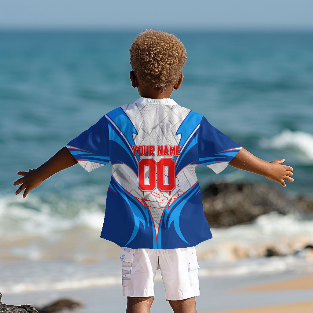 Personalized Haiti Football Champions Kid Hawaiian Shirt World Soccer Winning Trophy 2026