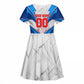Personalized Haiti Football Champions Kid Short Sleeve Dress World Soccer Winning Trophy 2026