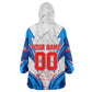 Personalized Haiti Football Champions Kid Wearable Blanket Hoodie World Soccer Winning Trophy 2026