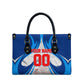 Personalized Haiti Football Champions Leather Bag World Soccer Winning Trophy 2026