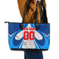 Personalized Haiti Football Champions Leather Tote Bag World Soccer Winning Trophy 2026