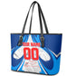 Personalized Haiti Football Champions Leather Tote Bag World Soccer Winning Trophy 2026