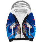 Personalized Haiti Football Champions Sherpa Hoodie World Soccer Winning Trophy 2026