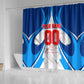 Personalized Haiti Football Champions Shower Curtain World Soccer Winning Trophy 2026