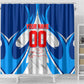 Personalized Haiti Football Champions Shower Curtain World Soccer Winning Trophy 2026