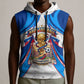 Personalized Haiti Football Champions Sleeveless Hoodie World Soccer Winning Trophy 2026