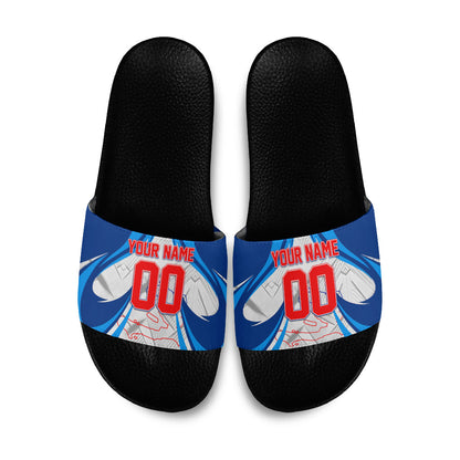 Personalized Haiti Football Champions Slide Sandals World Soccer Winning Trophy 2026