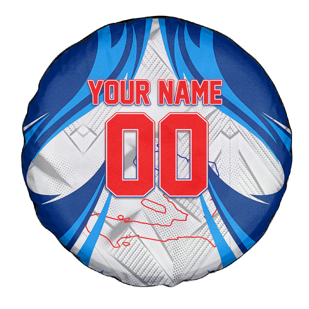 Personalized Haiti Football Champions Spare Tire Cover World Soccer Winning Trophy 2026