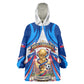 Personalized Haiti Football Champions Wearable Blanket Hoodie World Soccer Winning Trophy 2026