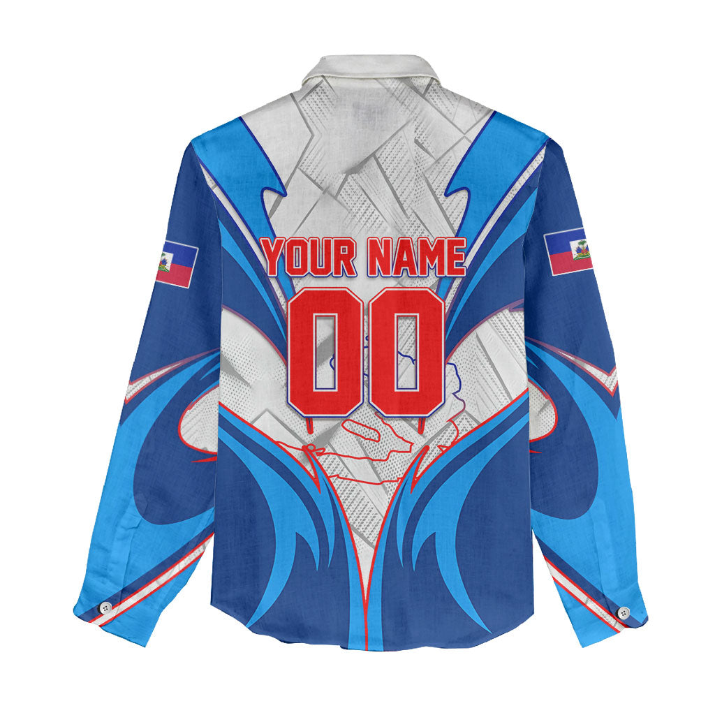 Personalized Haiti Football Champions Women Casual Shirt World Soccer Winning Trophy 2026