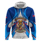 Personalized Haiti Football Champions Zip Hoodie World Soccer Winning Trophy 2026