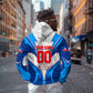 Personalized Haiti Football Champions Zip Hoodie World Soccer Winning Trophy 2026