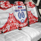 Custom Haiti Football Champions Back Car Seat Cover Haitian Soccer Fan - Tanbou Drums Tropical Flowers