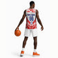 Custom Haiti Football Champions Basketball Jersey Haitian Soccer Fan - Tanbou Drums Tropical Flowers