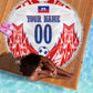 Custom Haiti Football Champions Beach Blanket Haitian Soccer Fan - Tanbou Drums Tropical Flowers