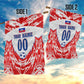 Custom Haiti Football Champions Garden Flag Haitian Soccer Fan - Tanbou Drums Tropical Flowers