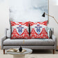 Custom Haiti Football Champions Pillow Cover Haitian Soccer Fan - Tanbou Drums Tropical Flowers