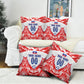 Custom Haiti Football Champions Pillow Cover Haitian Soccer Fan - Tanbou Drums Tropical Flowers