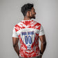 Custom Haiti Football Champions T shirt Haitian Soccer Fan - Tanbou Drums Tropical Flowers