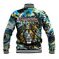 Saint Lucia Kings Cricket Baseball Jacket Born To Lead Caribbean Cricket Graffiti Splash Art