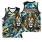 Saint Lucia Kings Cricket Basketball Jersey Born To Lead Caribbean Cricket Graffiti Splash Art