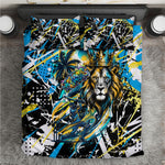 Saint Lucia Kings Cricket Bedding Set Born To Lead Caribbean Cricket Graffiti Splash Art