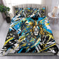 Saint Lucia Kings Cricket Bedding Set Born To Lead Caribbean Cricket Graffiti Splash Art