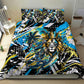 Saint Lucia Kings Cricket Bedding Set Born To Lead Caribbean Cricket Graffiti Splash Art