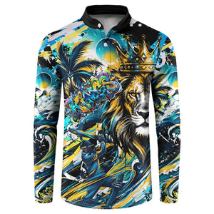 Saint Lucia Kings Cricket Button Sweatshirt Born To Lead Caribbean Cricket Graffiti Splash Art