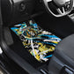 Saint Lucia Kings Cricket Car Mats Born To Lead Caribbean Cricket Graffiti Splash Art